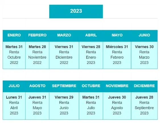 Calendario Sence