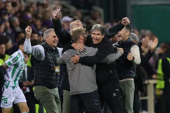 Será la primera final internacional en la historia de los Béticos, que son dirigidos por Manuel Pellegrini – Getty