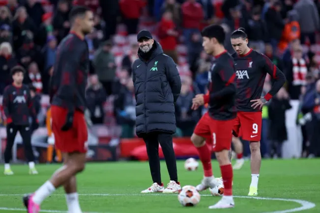 Jurgen Klopp, Manager of Liverpool, . (Photo by Alex Livesey/Getty Images)