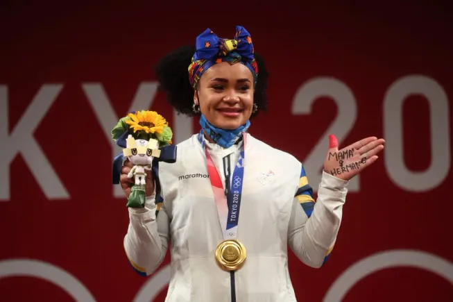 Neisi Patricia Dajomes Barrera es la primera mujer ecuatoriana en ganar una medalla olímpica. (Foto: GettyImages)