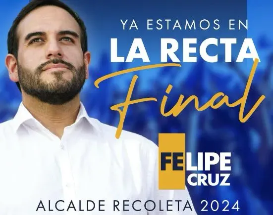 Felipe Cruz también lanzó candidatura para octubre. Foto: IG Felipe Cruz.