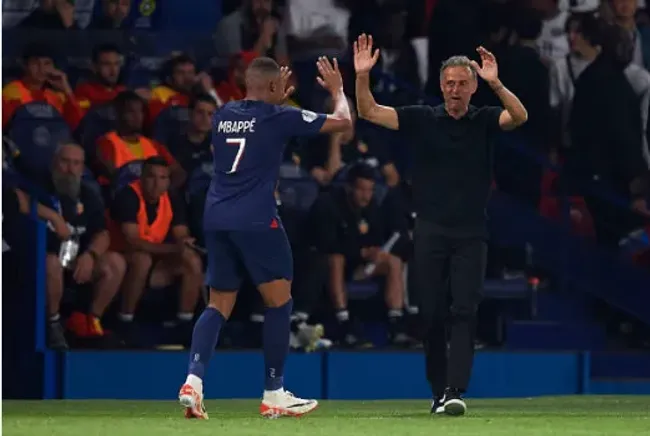 Luis Enrique quería a Kylian Mbappé cuanto antes en su plantilla. Getty Images.