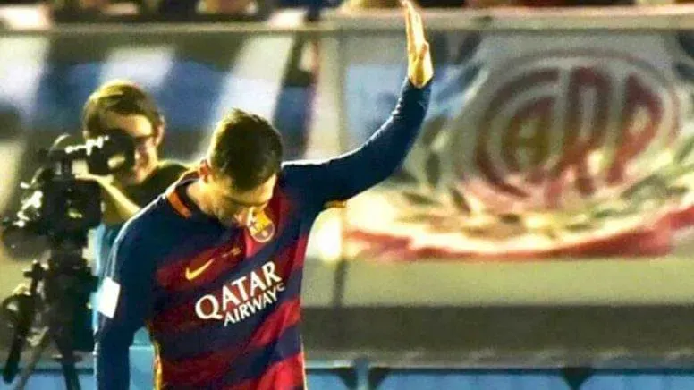 Messi le pidió perdón a los hinchas de River en 2015 “por el esfuerzo que habían hecho para viajar hasta ahí”.