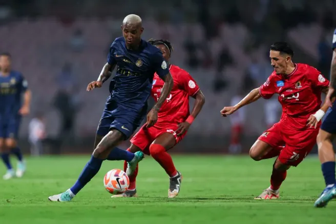 Anderson Talisca em ação pelo Al-Nassr. (Photo by Yasser Bakhsh/Getty Images)