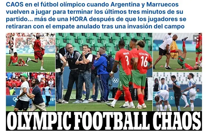 The Mirror compartió imágenes exclusivas de los incidentes.