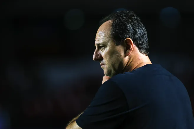 Rogério Ceni técnico do Sao Paulo durante partida contra o Puerto Cabello no estadio Morumbi pelo campeonato Copa Sul-Americana 2023.