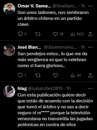 Comentarios hinchas peruanos (Foto: X).