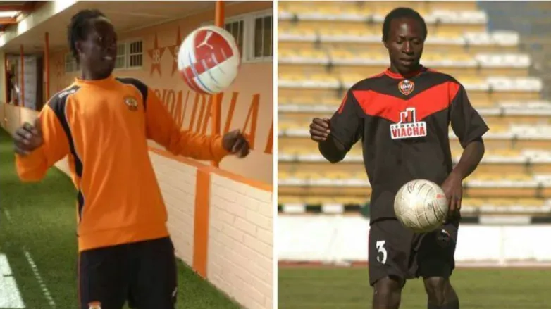 Ngouloure jugando en Cobreloa y en el extranjero