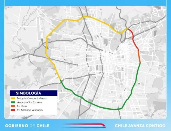 Los vehículos SIN SELLO VERDE o con las características mencionadas tienen PROHIBIDO circular dentro del Anillo Américo Vespucio.