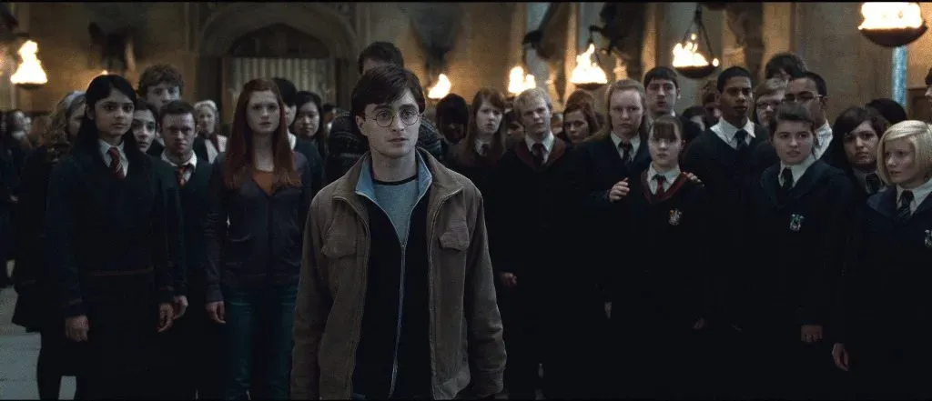 Daniel Radcliffe en la última película de Harry Potter en 2011. (IMDb)