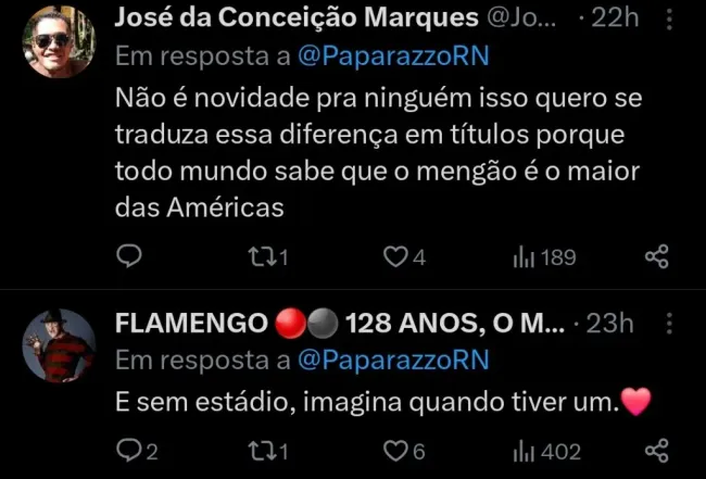 Repercussão via Twitter