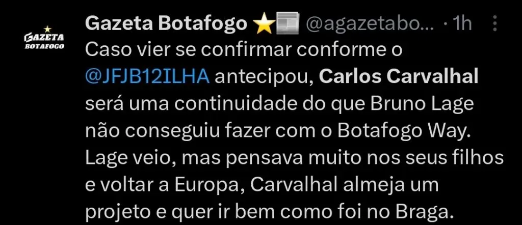 Repercussão via Twitter