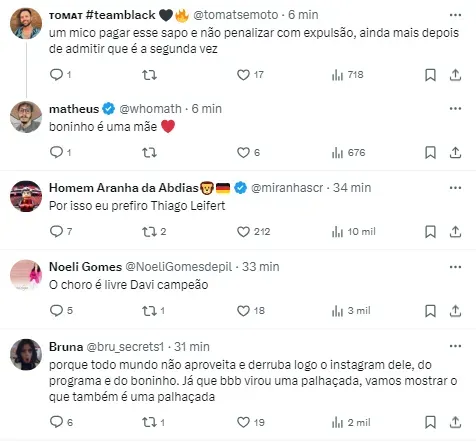 Internautas comentam discurso de Tadeu Schmidt - Foto: Twitter