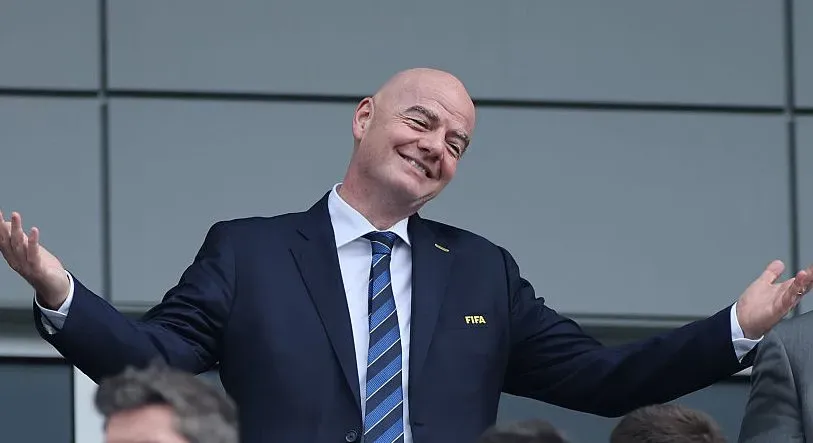 Presidente da FIFA, Gianni Infantino. Foto: Alex Grimm/Getty Images