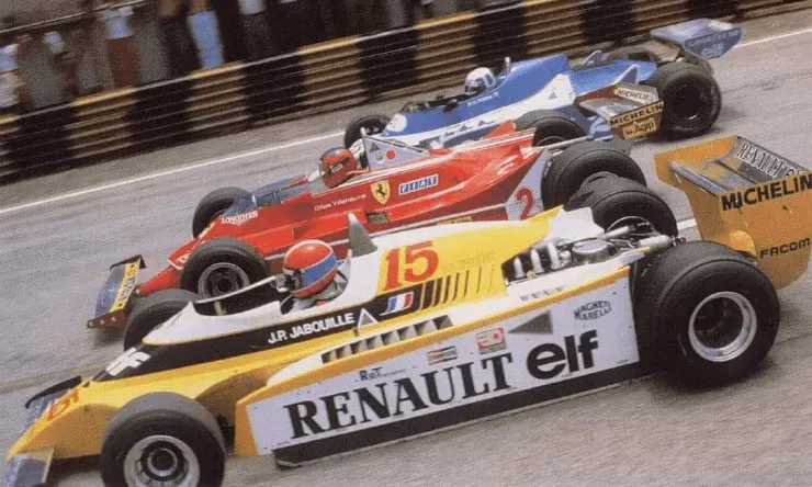 Largada do GP do Brasil de 1980, em Interlagos, com transmissão da BAND. (Foto: Reprodução/rede social)
