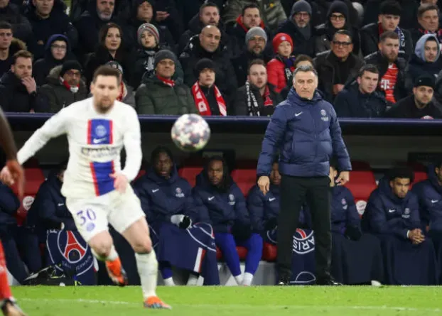 Christophe Galtier en su etapa como entrenador del PSG. Getty Images.