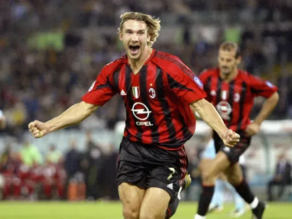 Un tal Shevchenko en el AC Milan.