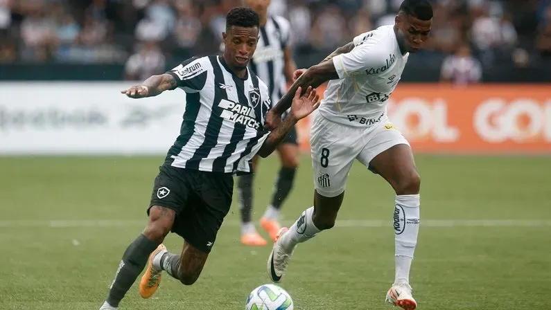 Botafogo fica no empate com o Santos – Foto: Vitor Silva/Botafogo