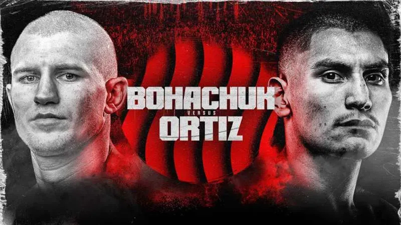 Serhii Bohachuk enfrenta a Vergil Ortiz Jr en la estelar de la jornada. (Foto: DAZN)