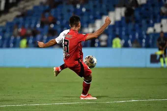 Pity Martínez disputó su primer partido del año con El Millonario.