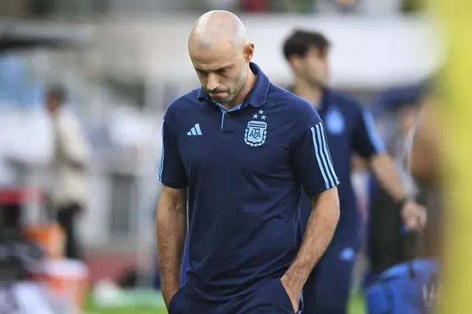 Mascherano dirigió a Argentina en el Mundial Sub 20 de 2023.