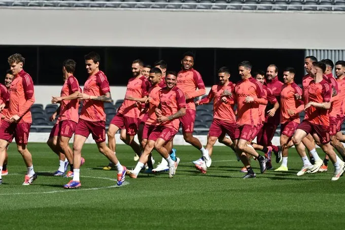 River se entrenará en el predio de Ezeiza.