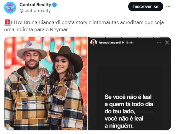 Foto: Reprodução/X (antigo Twitter)