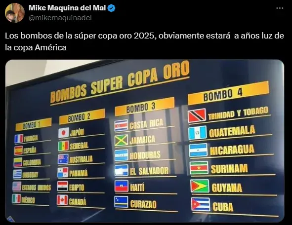 ¿Será por este camino el formato de la nueva Copa Oro? [Foto Redes Sociales]