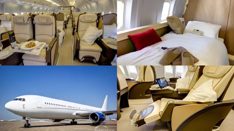 Así es el avión que transportará al Flamengo (@adrianesparzaoteo X).