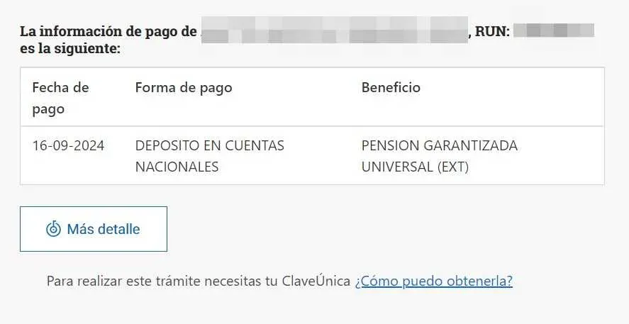 Consulta la fecha de pago de tu pensión en septiembre en el sitio web de ChileAtiende.