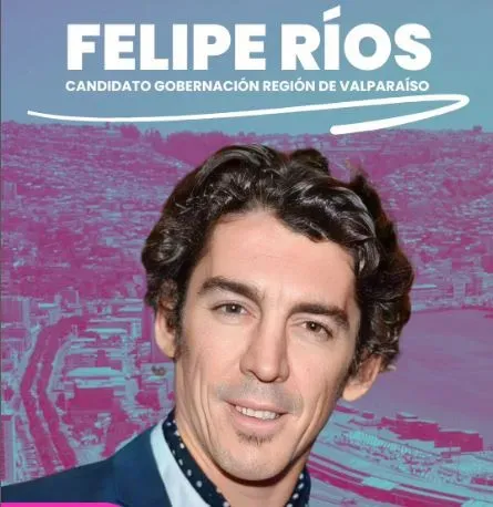 Felipe Ríos como candidato. Foto: IG Liberales.