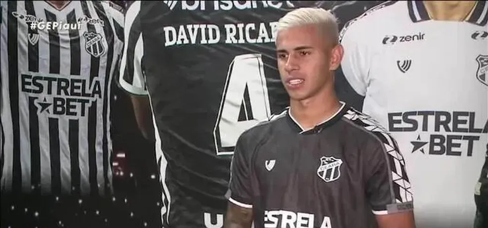 David Ricardo, zagueiro do Ceará – Foto: TV Rede Clube