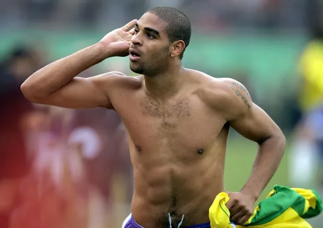 Adriano, la pesadilla de Argentina en la Copa América 2004. (Foto: CBF)