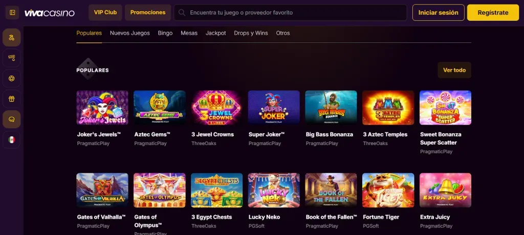 opiniones Vivacasino juegos de casino