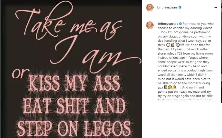 Britney Spears Instagram