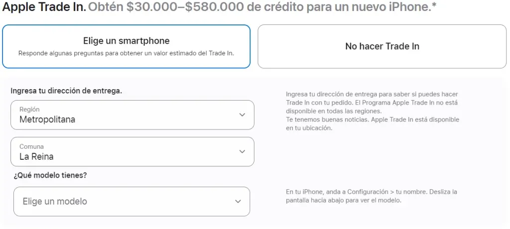 Así puedes comprar en Apple Trade In