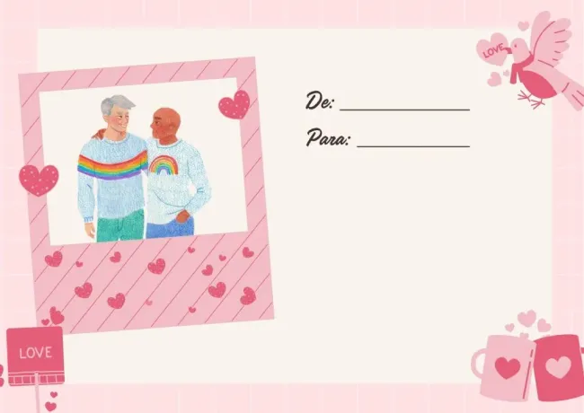 Tarjetas de San Valentín para imprimir y rellenar