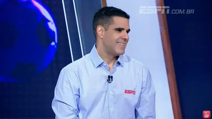 Paulo Andrade troca a ESPN pela Globo | Foto: Reprodução/Youtube/ESPN