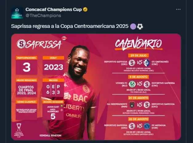 Concacaf Champions Cup – X