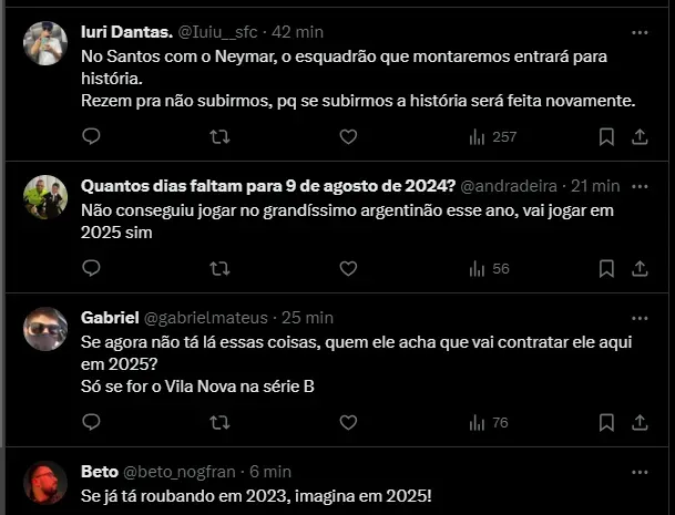 Nem Flamengo, nem Grêmio, é revelado o time brasileiro que Santos irá jogar  em 2024