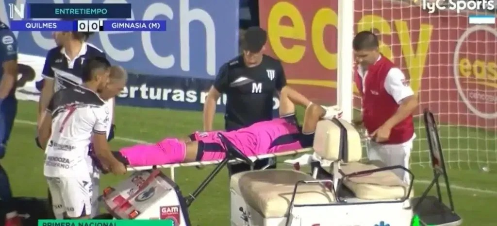 Brian Olivera, el arquero afectado de Gimnasia de Mendoza
