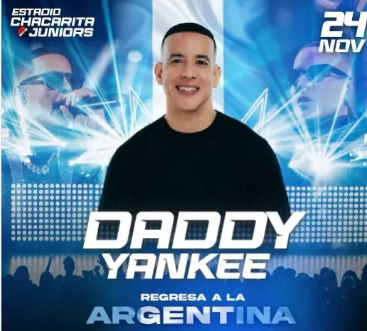 Daddy Yankee regresa a Argentina.