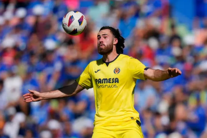 Una fotografía de Ben Brereton en la media hora que jugó ante Getafe. (Getty Images).