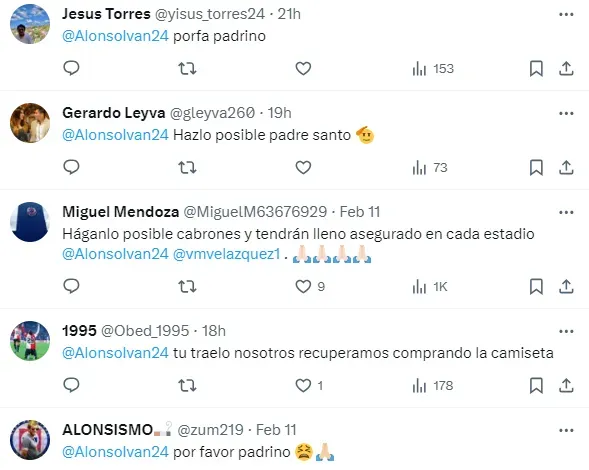 Aficionados imploran el fichaje de Carlos Vela