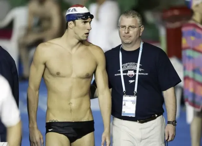 Bowman entrenó a Phelps desde los once años.