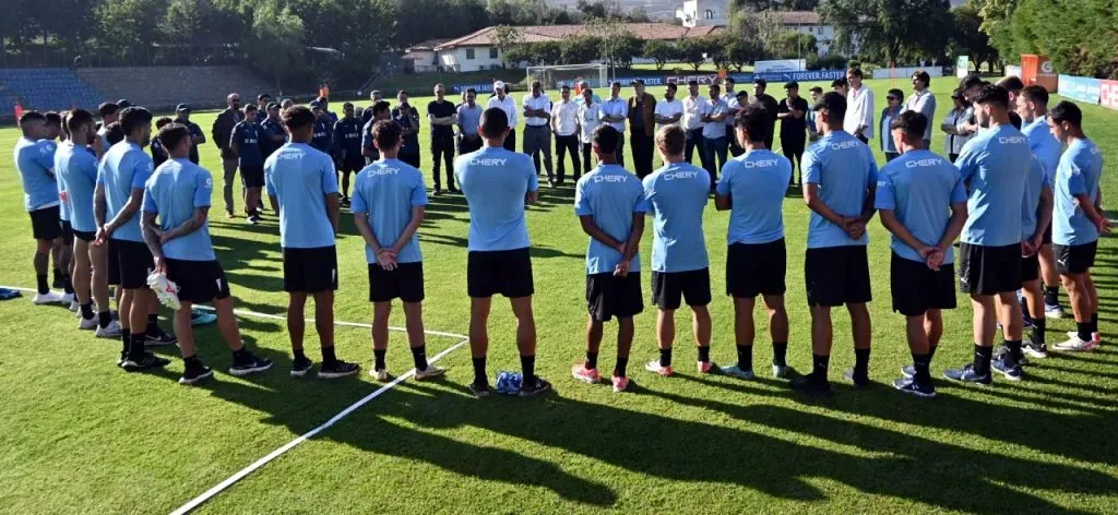 Nicolás Núñez tuvo su primer entrenamiento del 2024 con la UC (Cruzados)