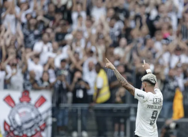 Yuri Alberto comemora gol | Foto: Rodrigo Coca/Ag. Corinthians