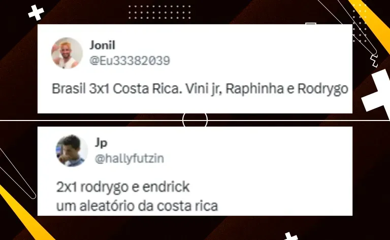 Torcedores comentam sobre Brasil e Costa Rica