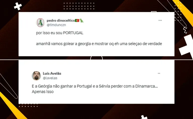 Torcedores comentam sobre Geórgia x Portugal