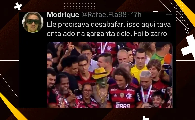 Internet comenta sobre fala de Eric Faria